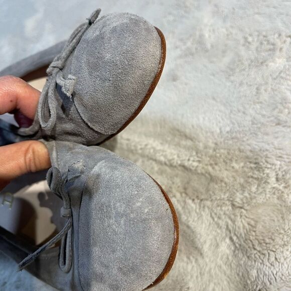 gray suede leather shoes by UNISA - Picture 4 of 8